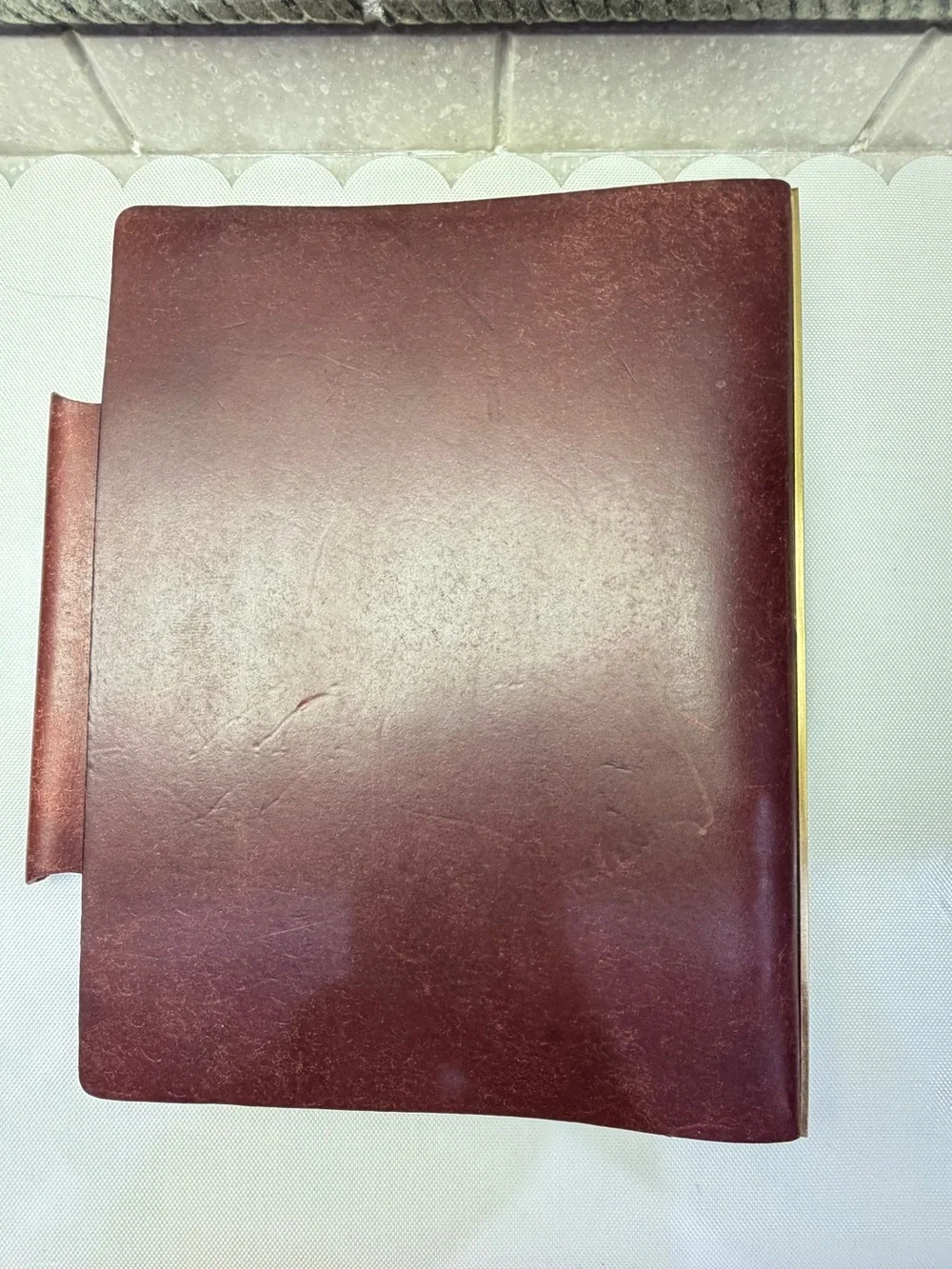 Plotter A5 Pueblo Leather 6-ring Binder